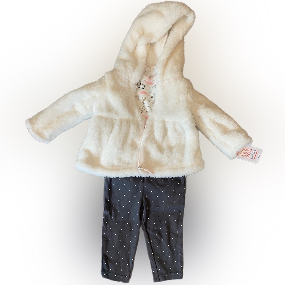 NWT Adorable 3 piece infant complete outfit